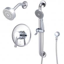 Olympia TD-2372-ADA - SHOWER TRIM SET-METAL LVR HDL SHWR W/HANDHELD SET-CP