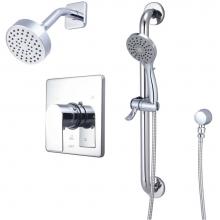 Olympia TD-23912-ADA - SHOWER TRIM SET-METAL LVR HDL SHWR W/HANDHELD SET-CP