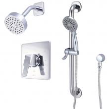 Olympia TD-2392-ADA - SHOWER TRIM SET-METAL LVR HDL SHWR W/HANDHELD SET-CP