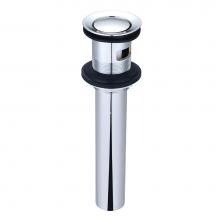 Olympia OP-630007 - ACCESSORIES-PUSH DOWN DRAIN WITH OVERFLOW-CP