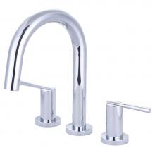 Olympia P-1171T - ROMAN TUB TRIM SET-8'' TO 16'' TWO LVR HDL GOOSENECK SPT-CP