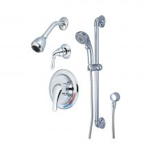 Olympia T-2302-ADA - SHOWER TRIM SET-METAL LVR HDL DVR VLV TRIM SHWR W/HANDHELD SET-CP