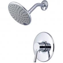 Olympia T-2375 - SHOWER TRIM SET-LVR HDL SINGLE FUNC RAIN SHWR-CP
