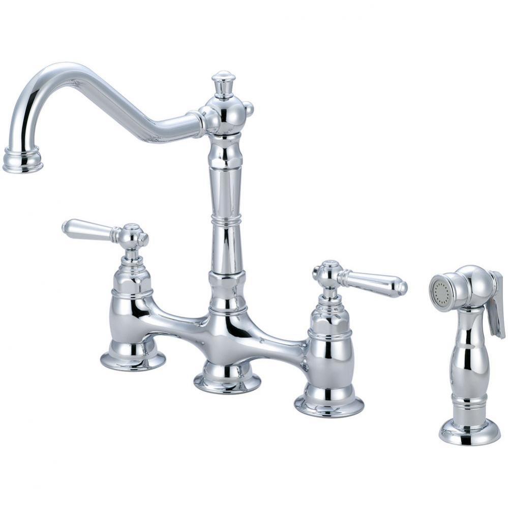 Kit-Americana 8'' Bridge Two Lvr Hdls W/Side Spray-Cp