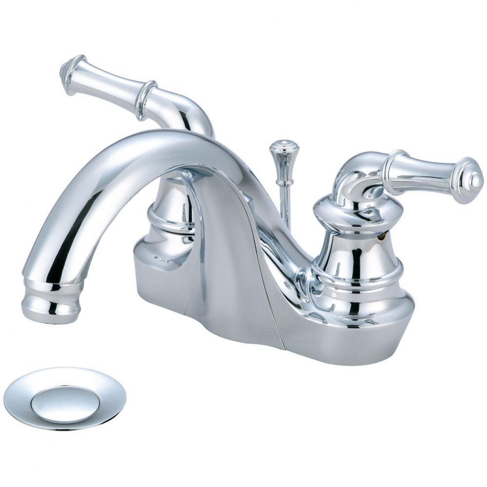 Lav-Del Mar 4'' Two Lvr Hdl W/Pop-Up-Cp