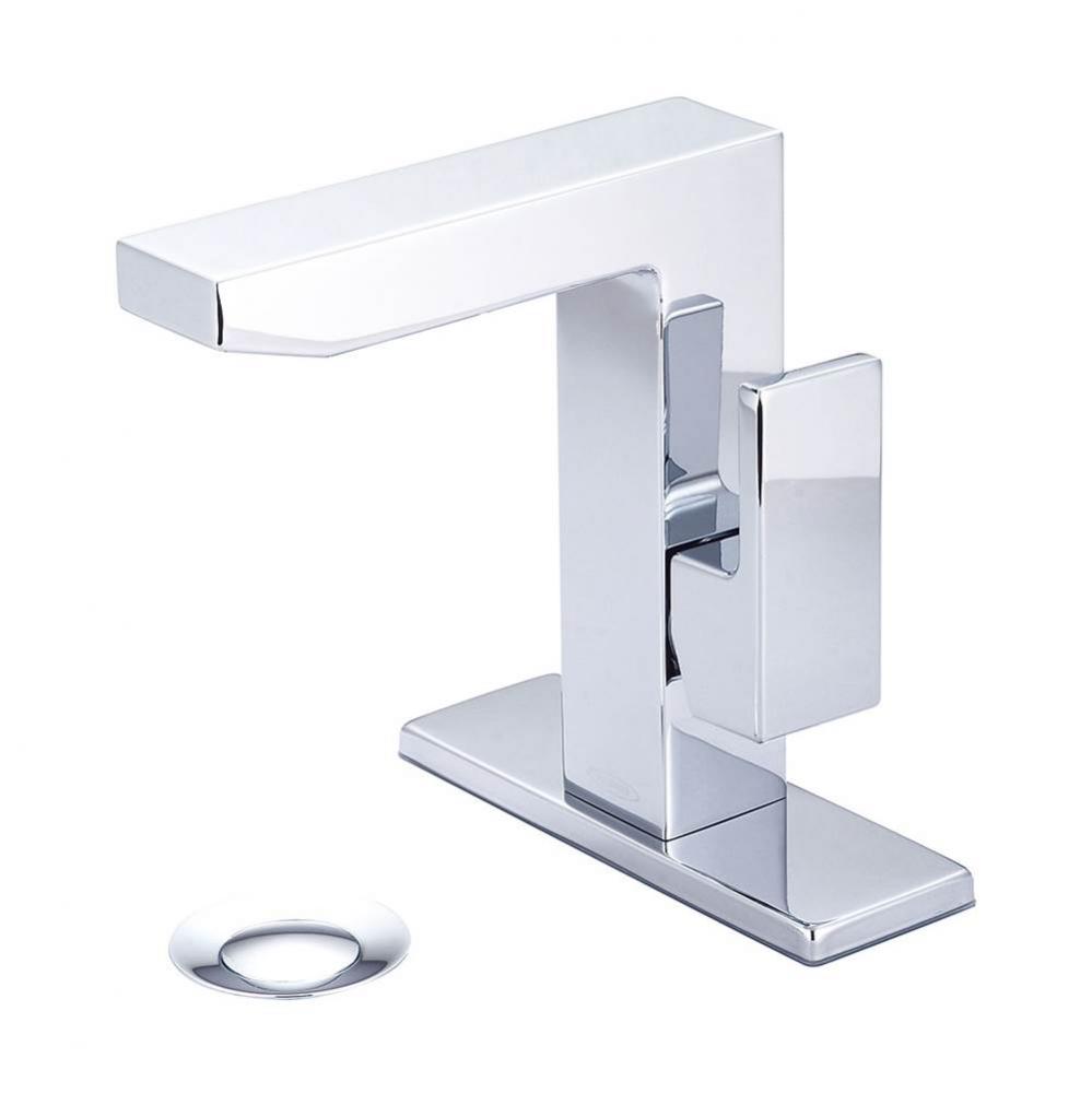 Lav-Mod Single Lvr Hdl Rigid Spt Deck Cover Plate W/Pop-Up 3/8'' Flex-Cp