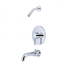 Pioneer T-4MT110-LS - Tub and Shower Trim Set-Motegi Lever Handle Diverter Spout Less Shower-CP
