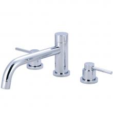 Pioneer 4MT610 - Roman Tub Set-Motegi 8''-16'' Two Lvr Hdls Bent Nose Spt-Cp