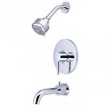 Pioneer T-4MT110-6R-MB - Single Handle Tub and Shower Trim Set