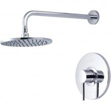 Pioneer T-4MT315 - Shower Trim Set-Motegi Lever Handle 8'' Rain Shower 15'' L Shower Arm-CP