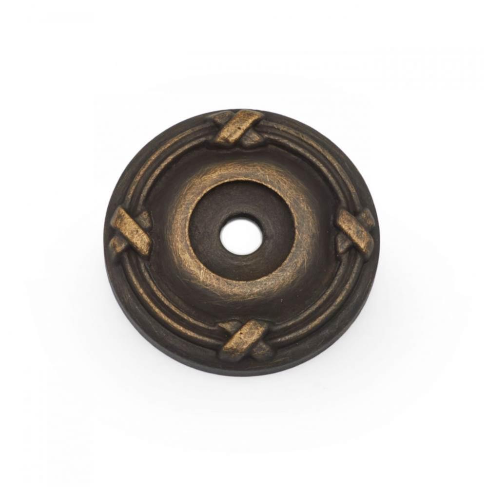 Line and Cross Knob Backplate