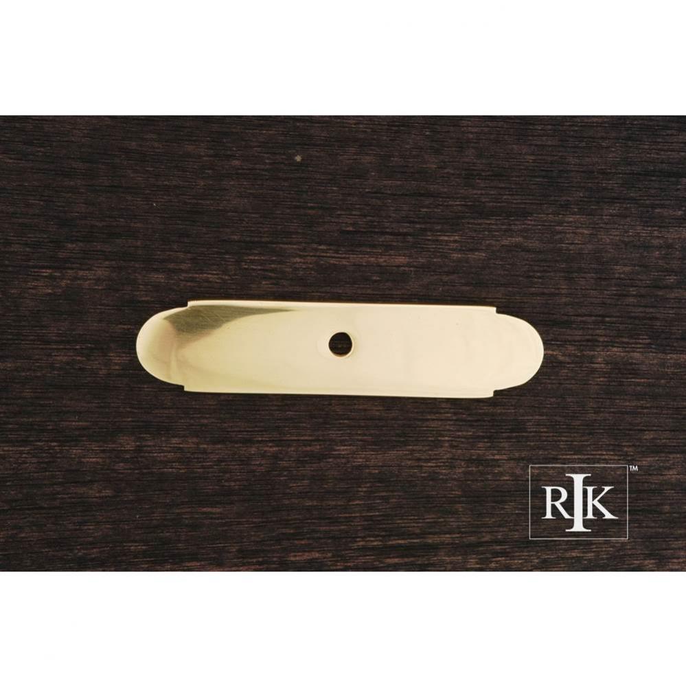 Small Backplate with One Hole
