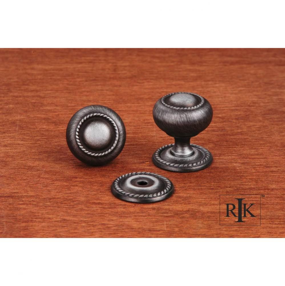 Small Rope Knob with Detachable Back Plate