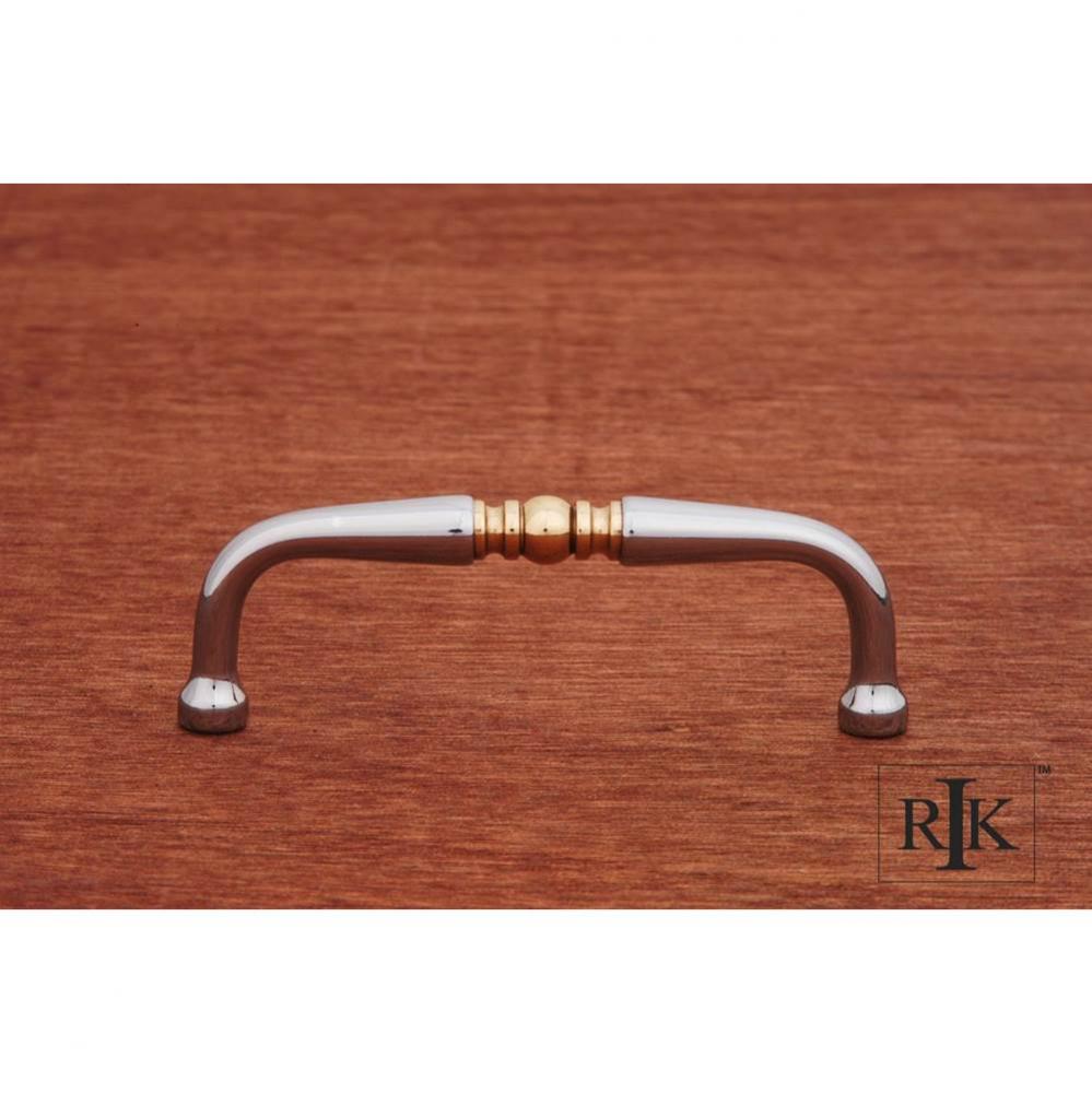 3 1/2'' C/C Decorative Curved Pull
