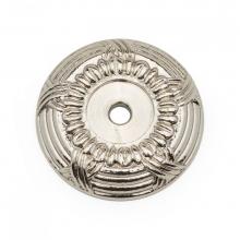 RK International BP 485 PN - Cross and Petal Knob Backplate