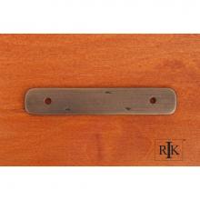 RK International BP 7812 AE - Distressed Rectangular Backplate