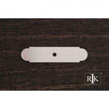 RK International BP 7819 P - Small Backplate with One Hole