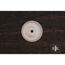 RK International BP 7822 P - Beaded Single Hole Backplate