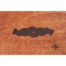 RK International BP 7901 RB - Curvy Single Hole Backplate