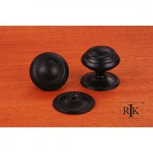 RK International CK 1212 BL - Large Rope Knob with Detachable Back Plate