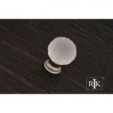 RK International CK 1G P - Smoked Glass Flower Knob