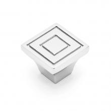 RK International CK 770 PN - Large Contemporary Square Knob