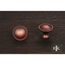 RK International CK 9310 DC - Plain Knob with Beaded Edge