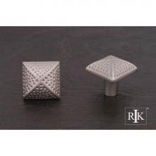 RK International CK 9311 P - Square Knob with Divet Indents