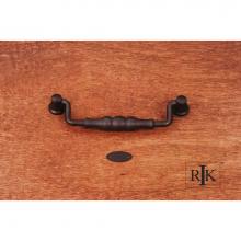 RK International CP 3704 RB - 5'' c/c Beaded Middle Hanging Pull