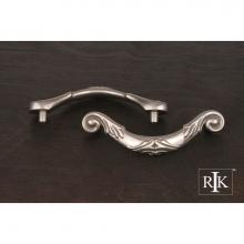 RK International CP 804 P - 3 1/2'' c/c Ornate Curved Drop Pull