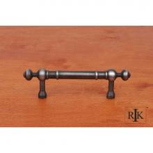 RK International CP 815 DN - 3'' c/c Plain Pull with Decorative Ends