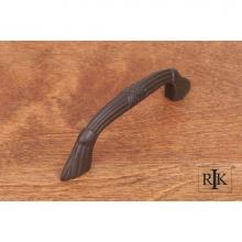 RK International CP 854 RB - 3 1/2'' c/c Ornate Bow Pull with Lines and Crosses