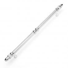 RK International CP 861 PN - 8'' c/c Lined Rod Pull with Petals  at  End