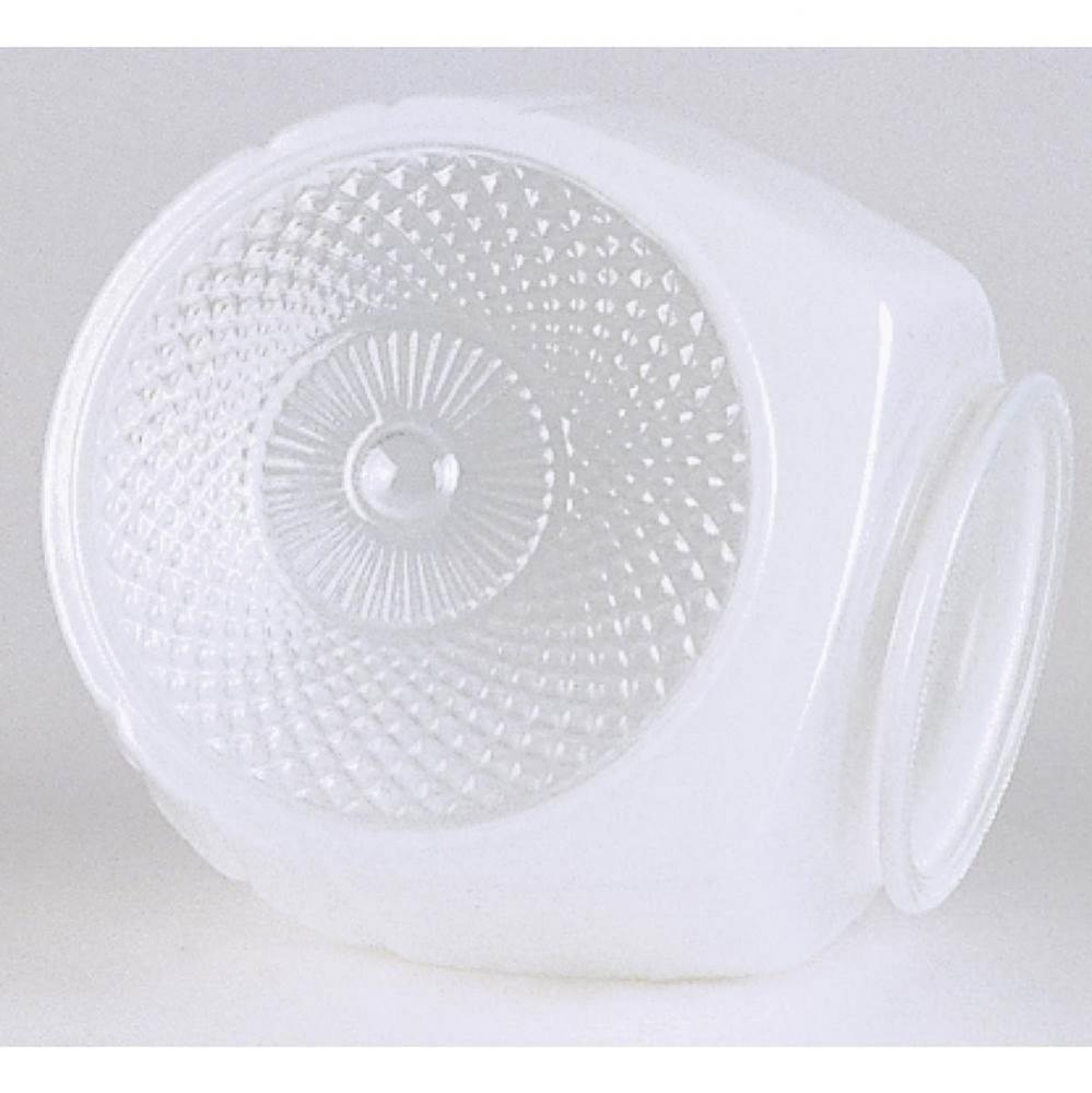 White/Clear Bath Shade 3-1/4 Fitter
