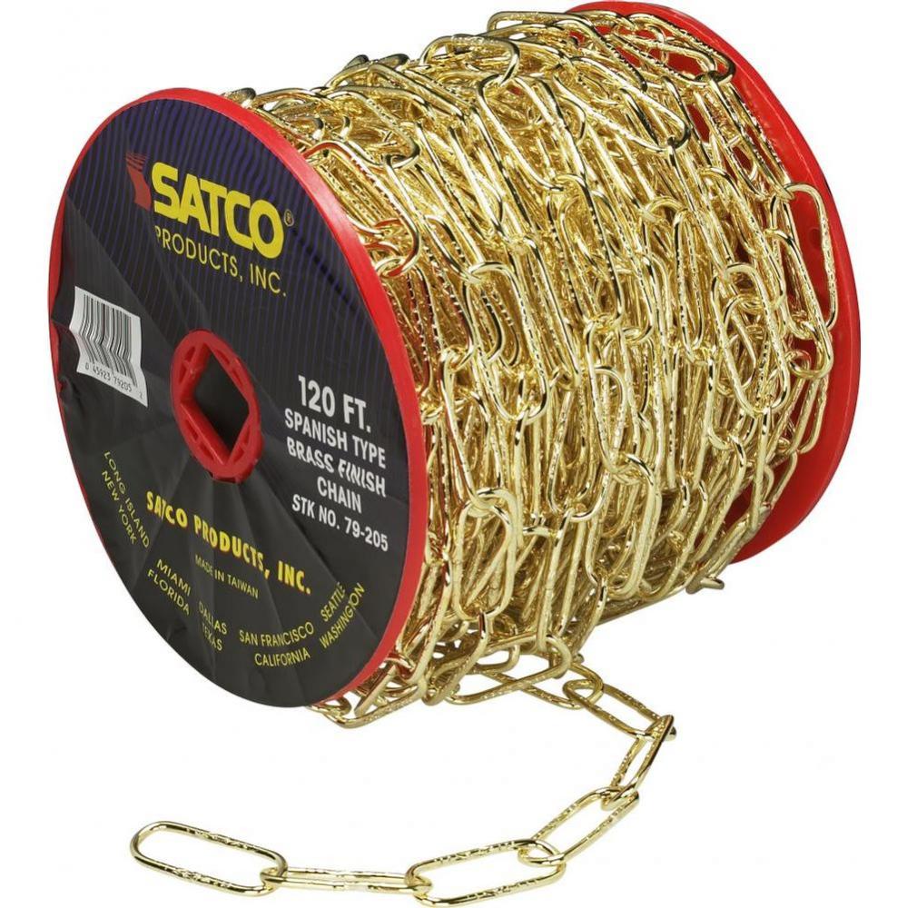 120 ft Reel Spanish Finish Chain