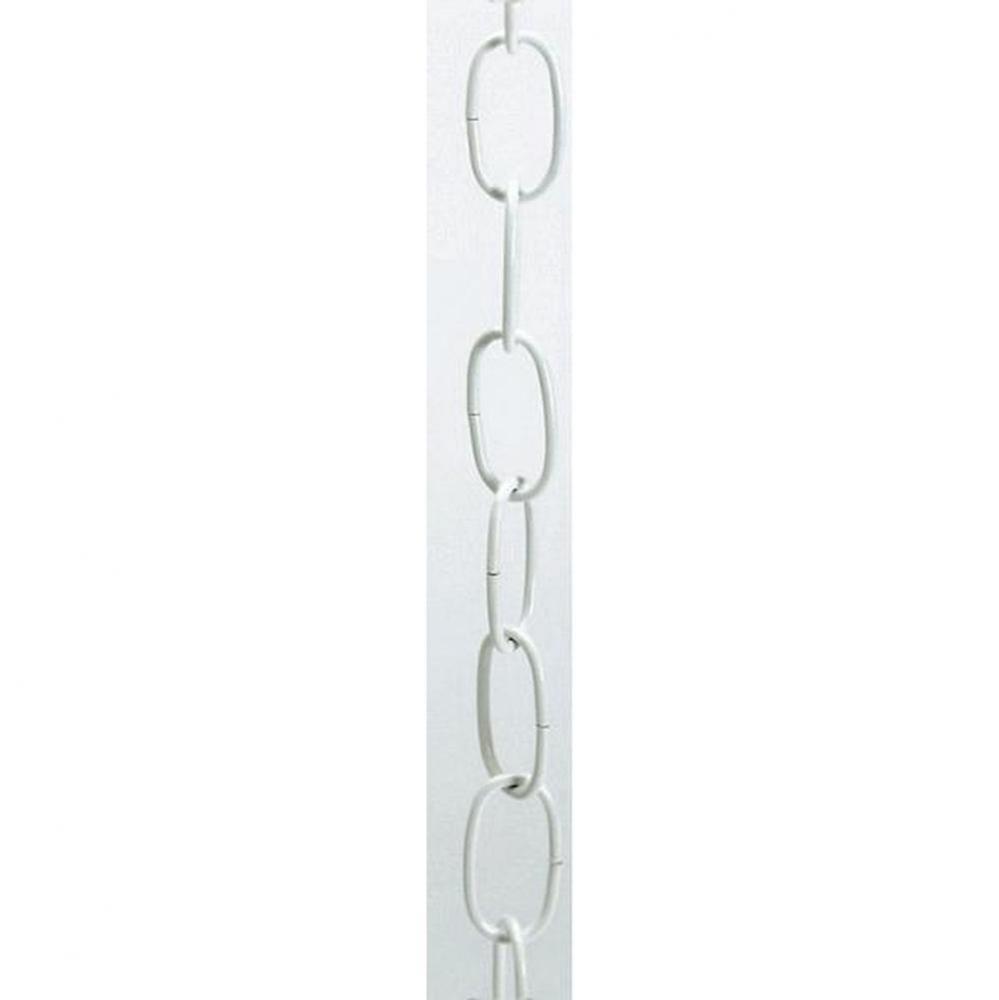 150 ft Reel White Finish 11 Ga Chain