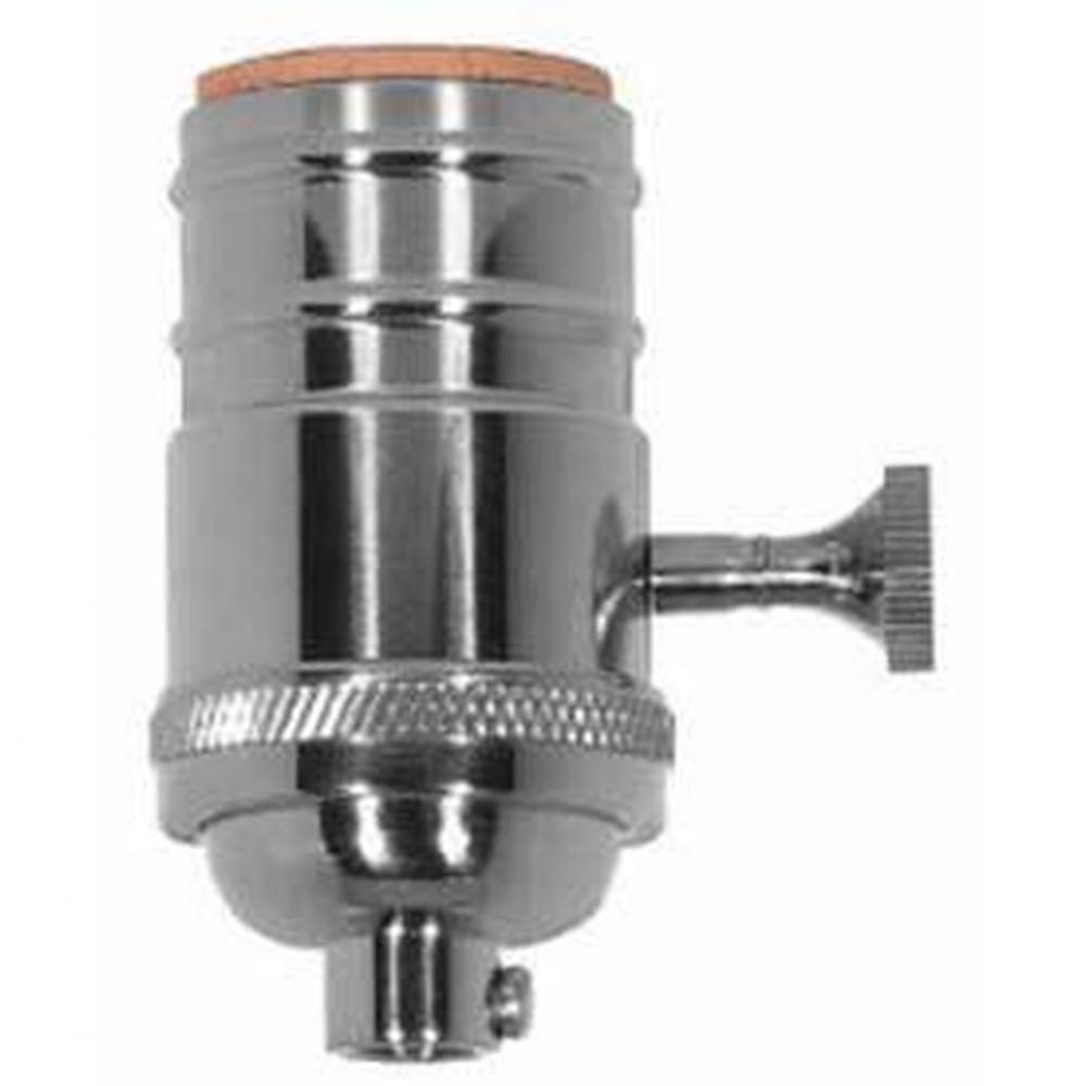 Polished Cast Brass 3 Way Socket 1/8 Cap