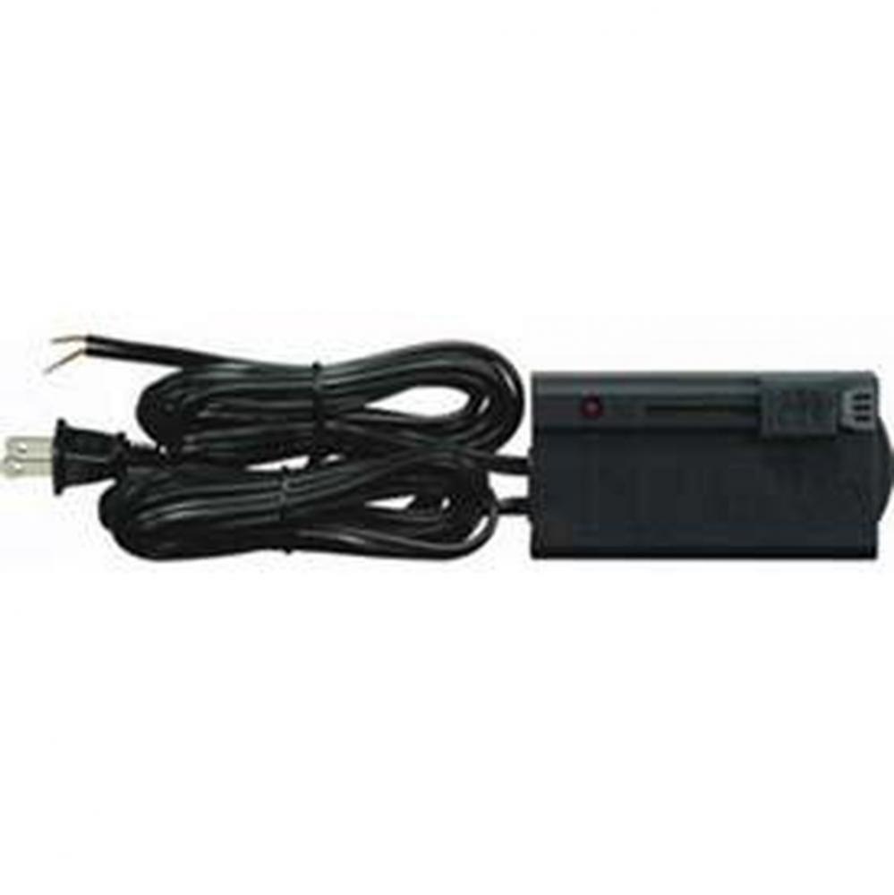 Black Slide Dimmer with 8 ft 18/2 Shunted