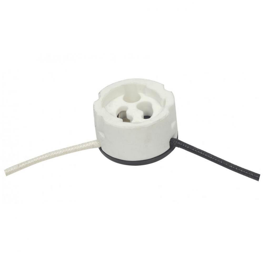 Gx10 Base Porcelain Socket 2 Mtg Holes