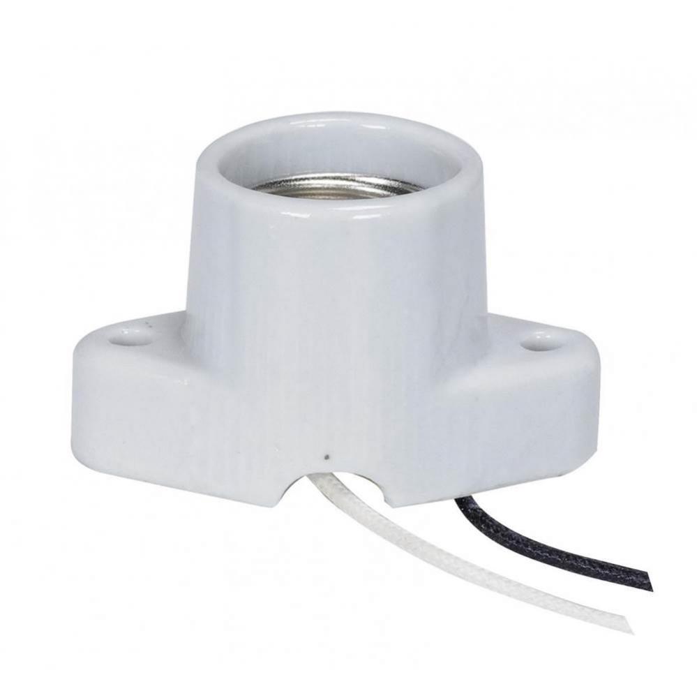 Keyless Medium Base Porcelain Socket With