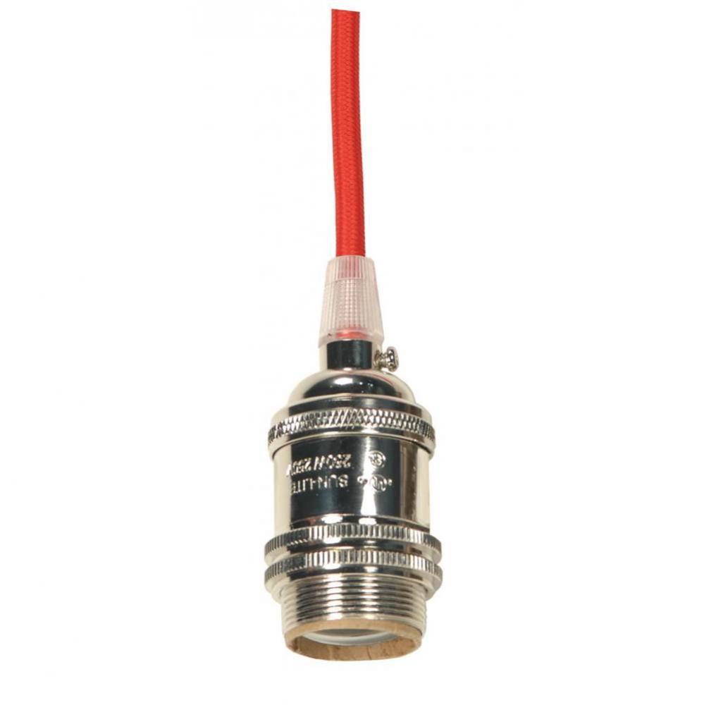 Keyless Polished Nickel Cast Socket