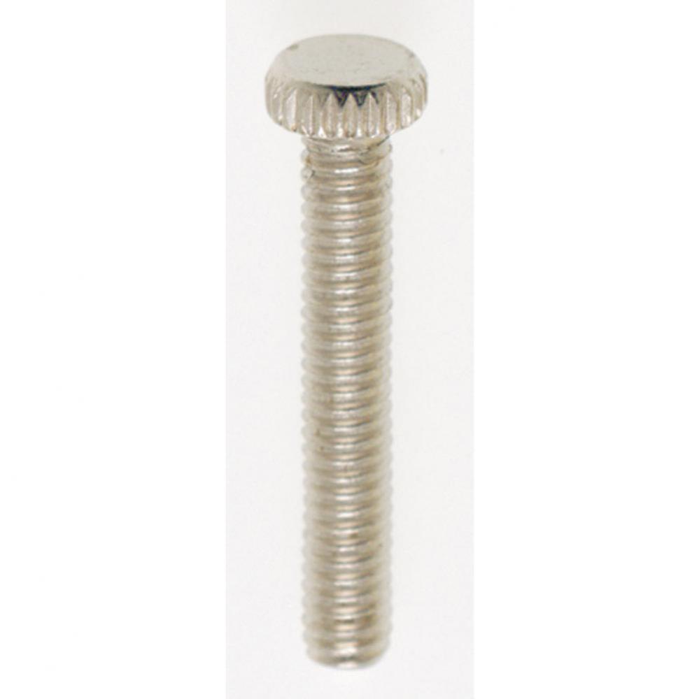 1''Knurled 8/32 Nickel Plated Sc