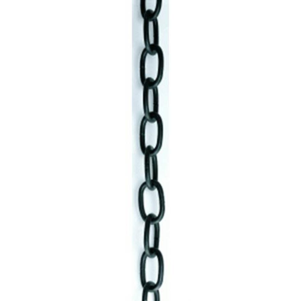 1 Yd 4 Ga Black Finish Chain
