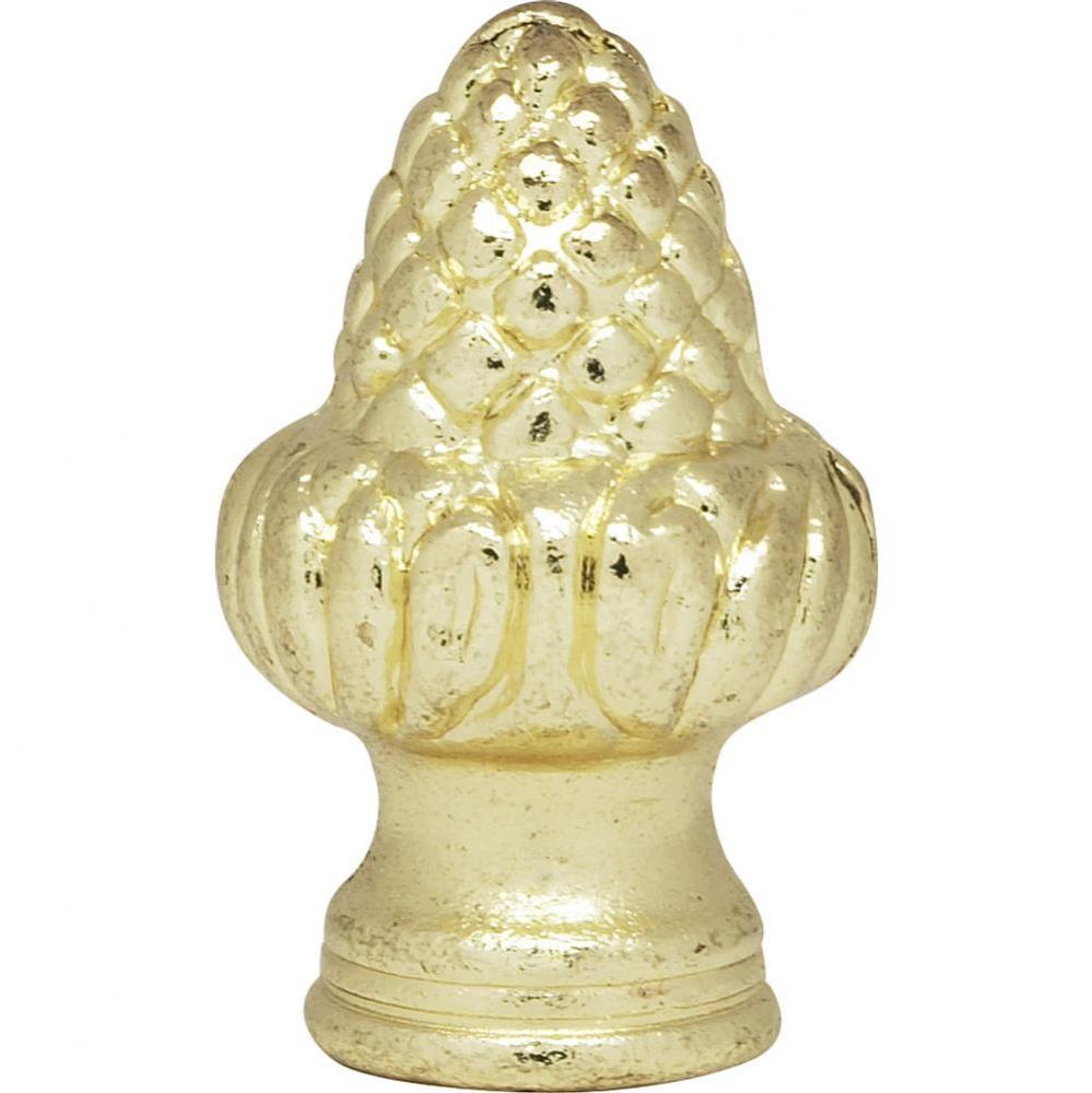 1-3/4'' Brass Finish Acorn Finial