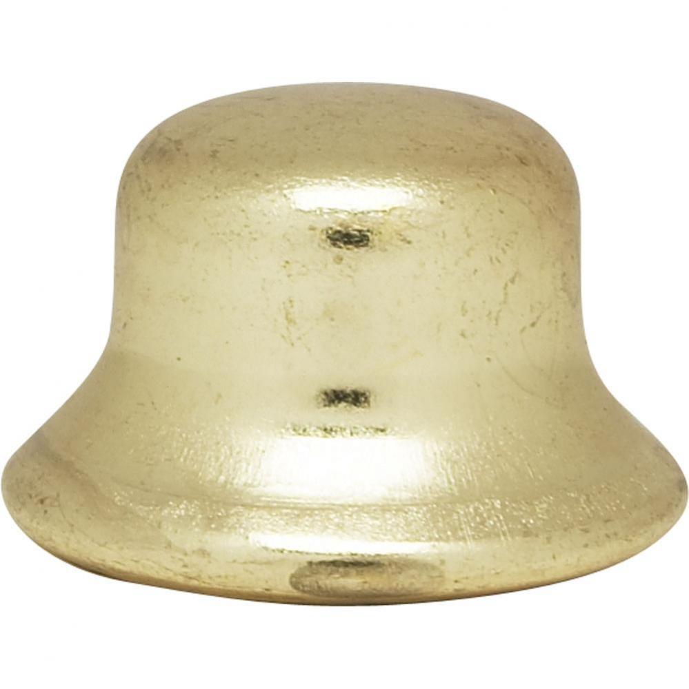 1/2'' Steel Finial Brass Finish
