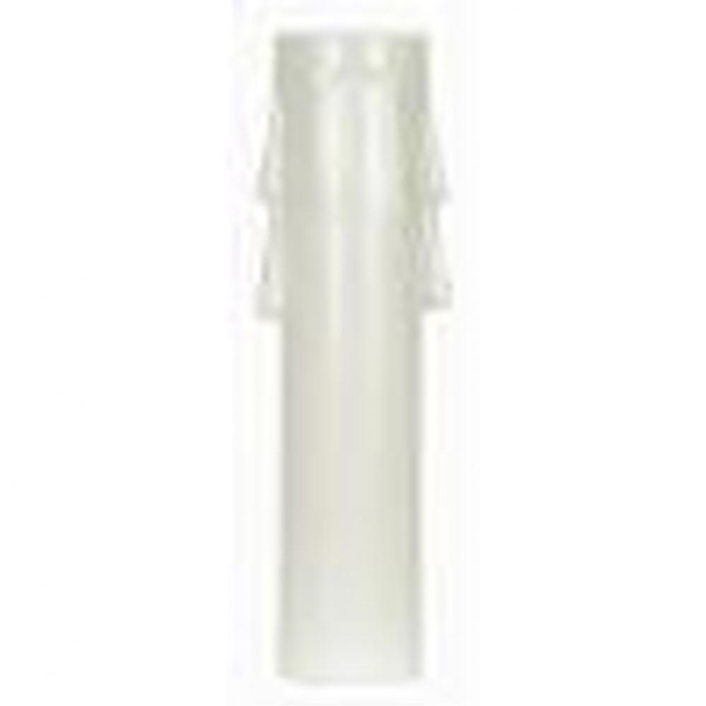 2'' Candelabra Cover White/White Drip