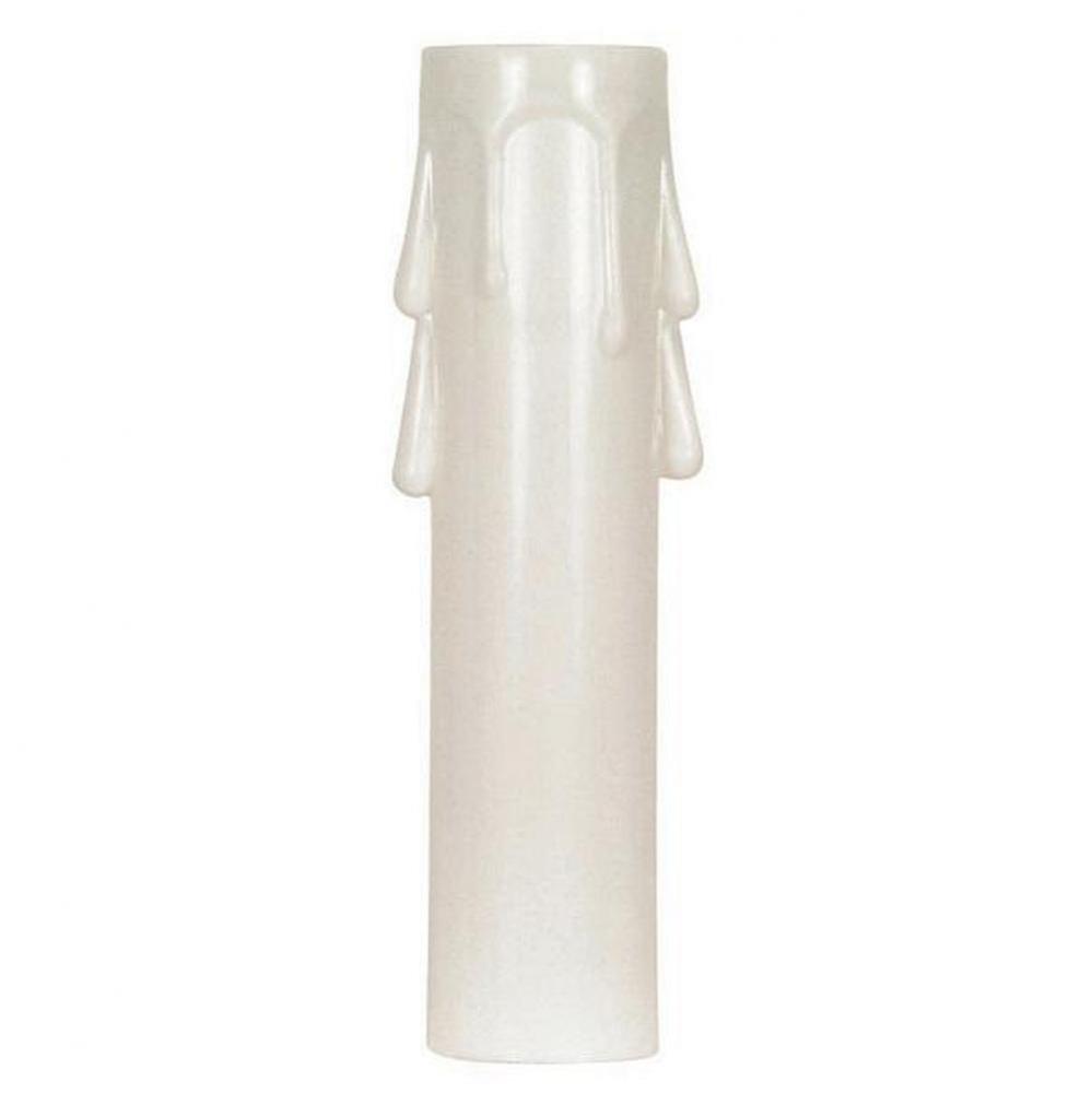 3'' Candelabra Cover Ivory/Ivory Drip