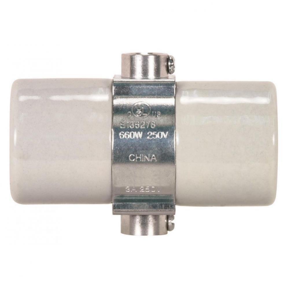 8 ft 18/3 Svt White Cordset W Soc