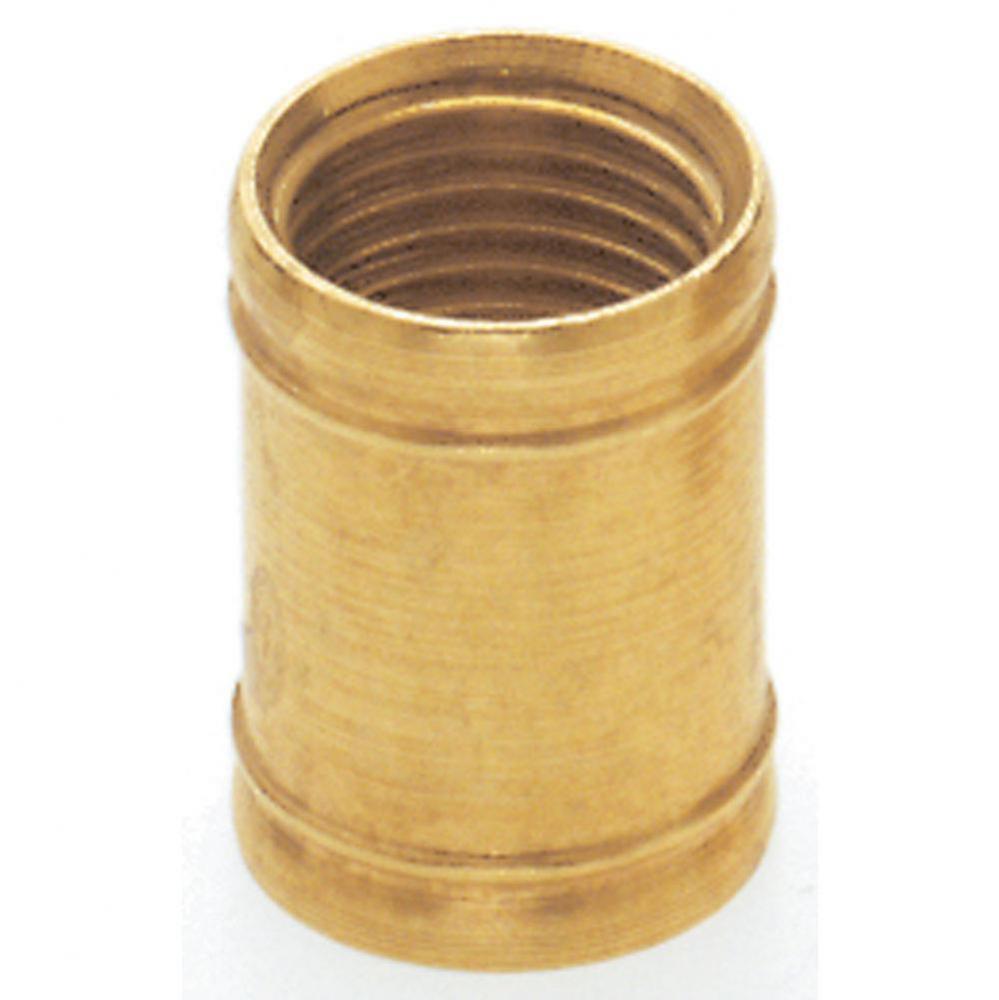 1/8 Brass Finish Coupling