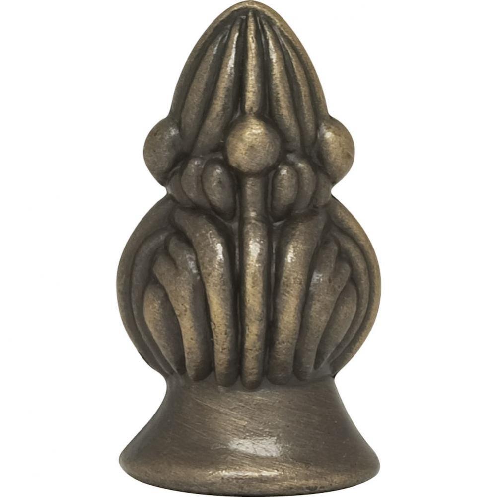 J0201ab Bud Finial 1-1/2''H